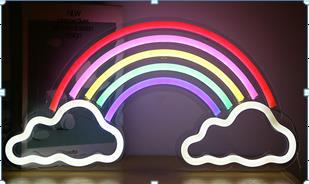 Led iluminação criativa pingente maiúsculas e minúsculas sonho acrílico backboard luz de néon