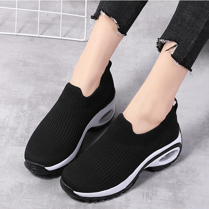 Scarpe da ginnastica da donna con cuscino d'aria in mesh traspirante, scarpe sportive da corsa