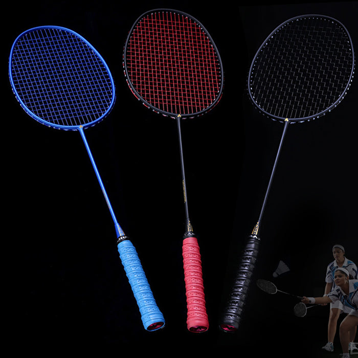 Full Carbon Badminton Racket Single Shot Attack Training
