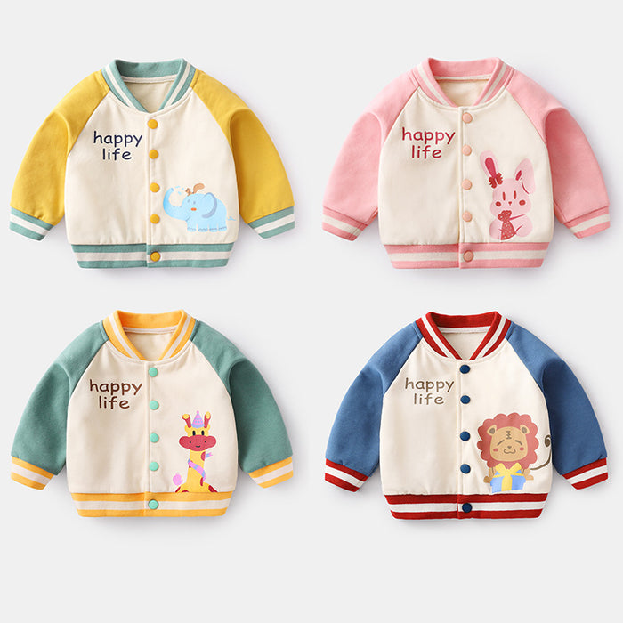 Jaqueta de bebê, roupas de primavera e outono, jaqueta de criança, roupas de meninos