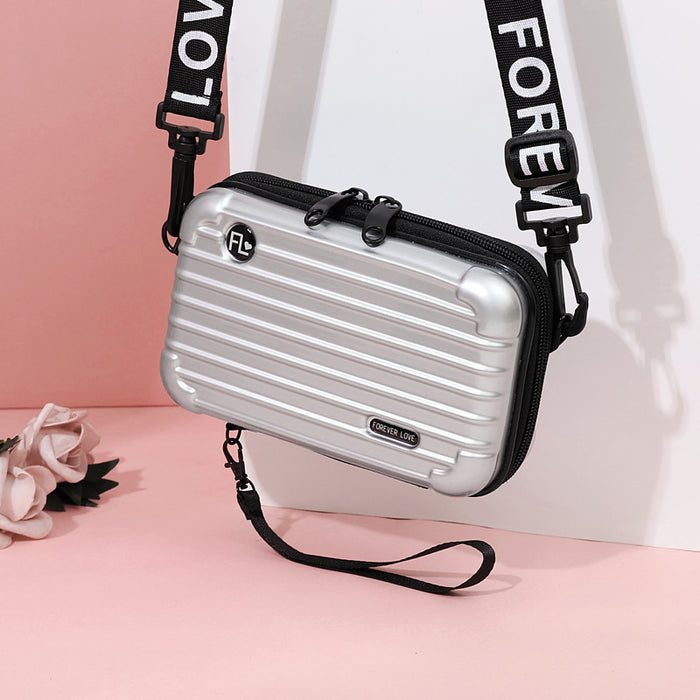 Mini suitcase mobile phone bag