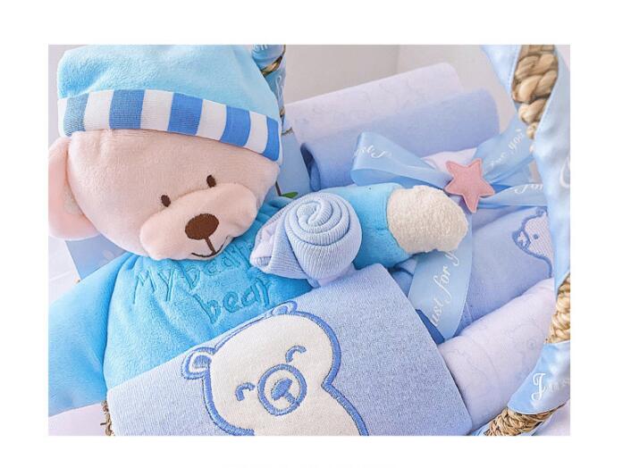 Ensemble de vêtements pour bébé garçon nouveau-né, coffret cadeau automne et hiver