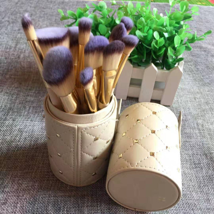 Make-up-Pinsel-Set mit 12 Make-up-Eimern