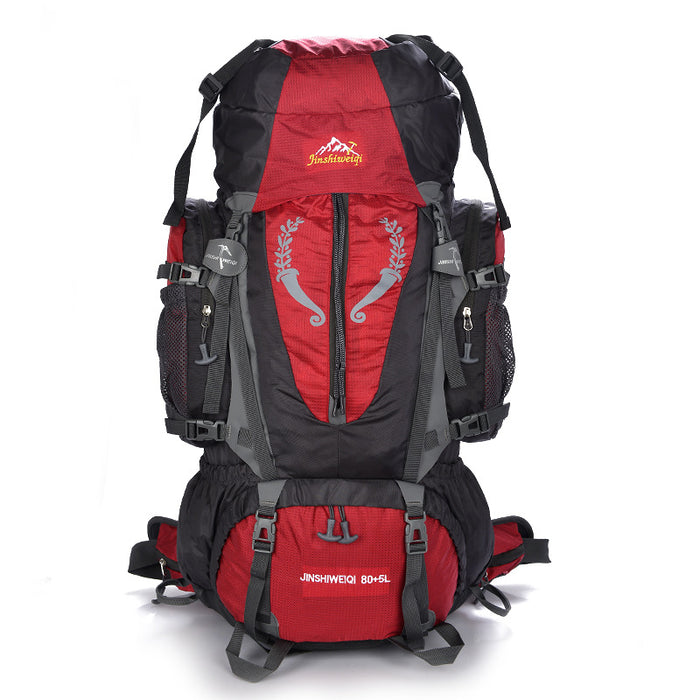 Pacote de montanhismo profissional 80l85l mochila ao ar livre viagem caminhadas ao ar livre acampamento burro tendas saco
