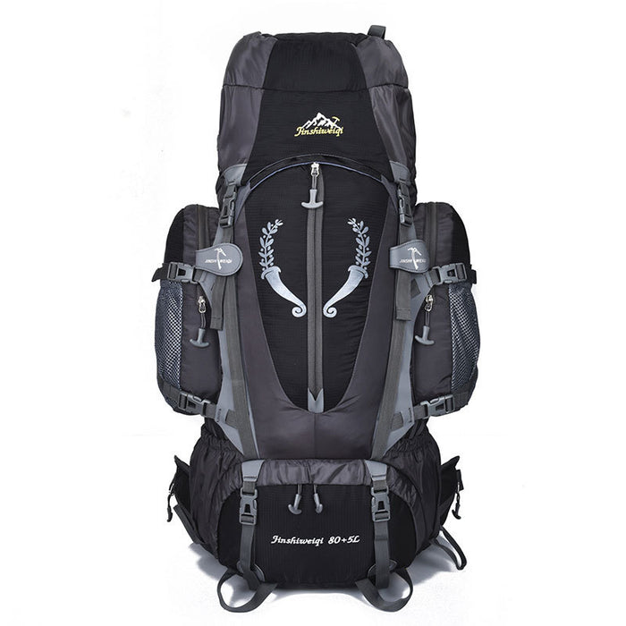 Pacote de montanhismo profissional 80l85l mochila ao ar livre viagem caminhadas ao ar livre acampamento burro tendas saco