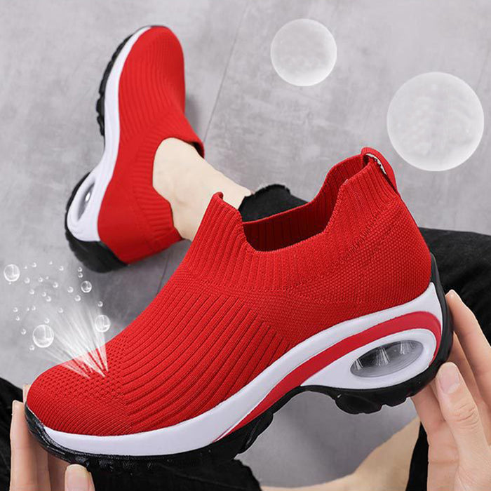Scarpe da ginnastica da donna con cuscino d'aria in mesh traspirante, scarpe sportive da corsa