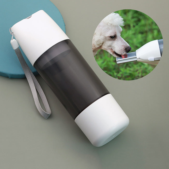 Tragbare Hundewasserflasche, 350 ml, Outdoor-Reise-Trinknäpfe, Wasserspender