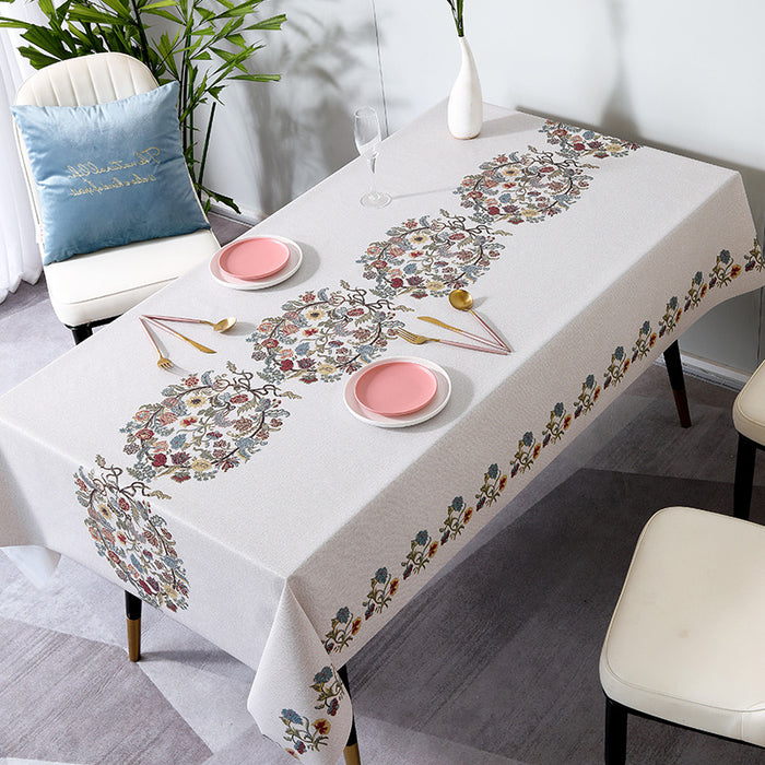 Table Runner Tablecloth Waterproof, Oil-proof, Scald-proof And Wash-free