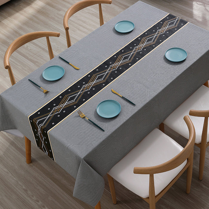 Table Runner Tablecloth Waterproof, Oil-proof, Scald-proof And Wash-free