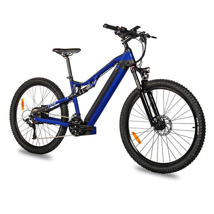 Vélo électrique 500W Ebike 27,5 pouces Mountain E-Bike 48V City EMTB 27 vitesses Gris - Moteur Bafang 500W