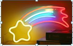 Led iluminação criativa pingente maiúsculas e minúsculas sonho acrílico backboard luz de néon