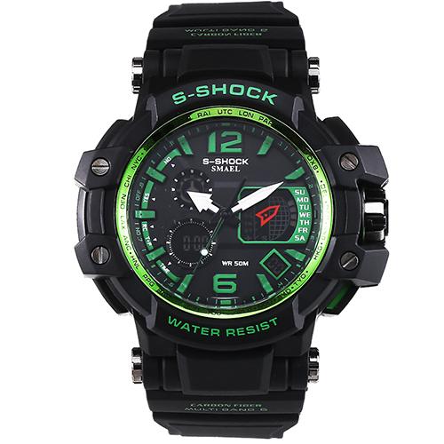 Herren Sport LED Digital Wasserdicht Erdbebensichere Uhr