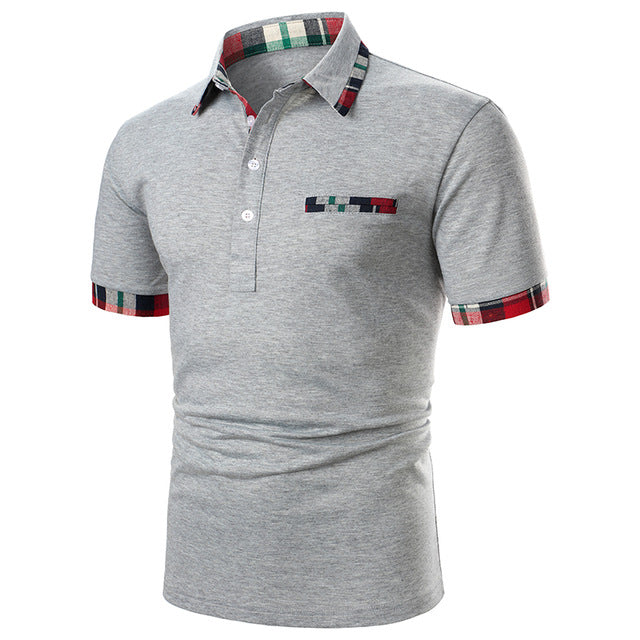 Männer Polo Männer Shirt Kurzarm-Poloshirt