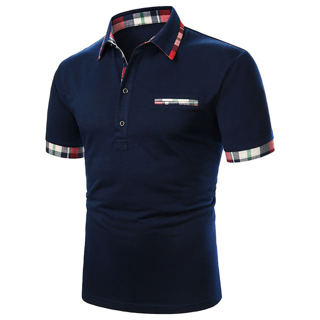 Männer Polo Männer Shirt Kurzarm-Poloshirt