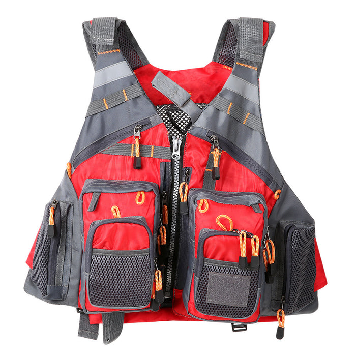 Angeln Outdoor Sport Fliegen Männer Atemschutzjacke Sicherheitsweste Überlebensweste Utility Vest