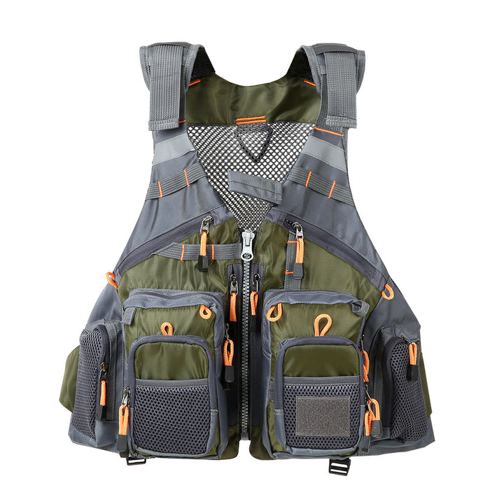 Angeln Outdoor Sport Fliegen Männer Atemschutzjacke Sicherheitsweste Überlebensweste Utility Vest