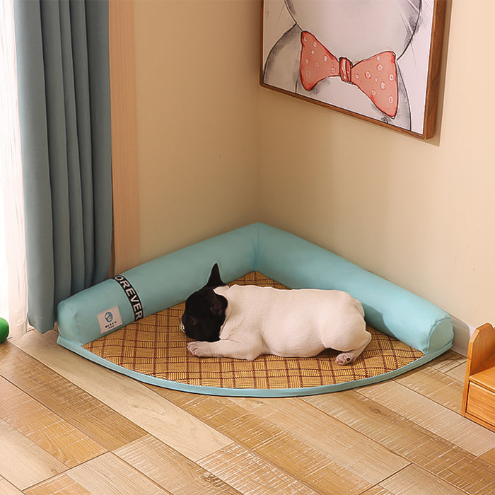 Sommer Kühlmatten Katzenbett Hundebett Hundesofa Haustiermatten Katzenhaus Eiskissen Hundeschlafmatten Kühle Kälte Bambusfaser Katzenbett