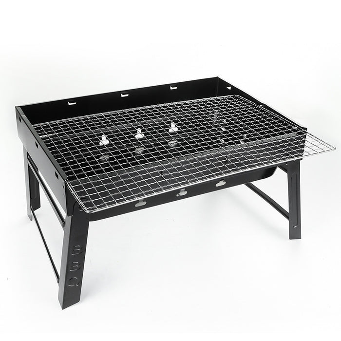 Edelstahl Klappbarer Barbecue Grill Holzkohle Grill Koreanische Spieße Grill