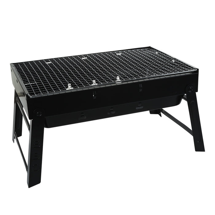 Edelstahl Klappbarer Barbecue Grill Holzkohle Grill Koreanische Spieße Grill