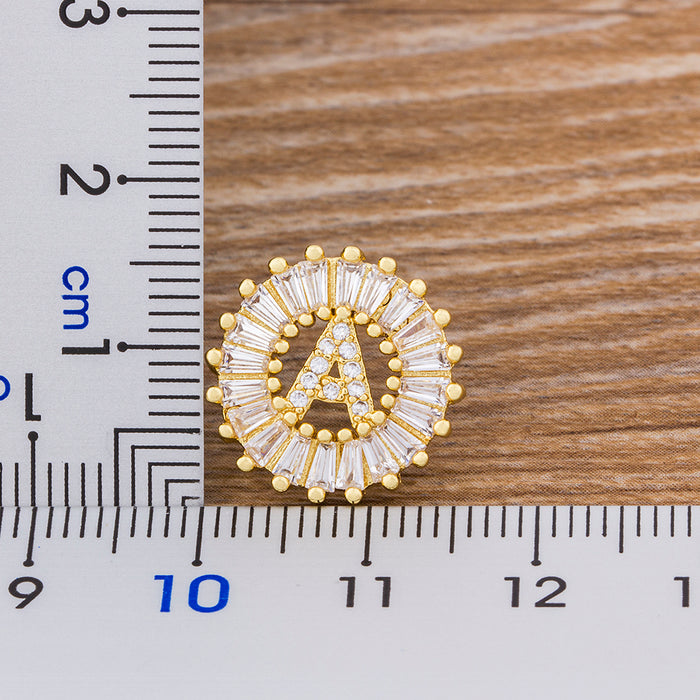 Mode Brief Ohrringe für Frauen Gold Ohrstecker Schmuck