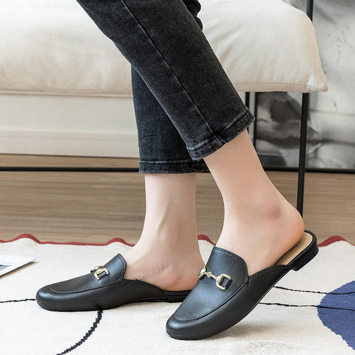 Baotou Halbe Pantoffeln Äußere Kleidung Mode Sandalen Für Frauen