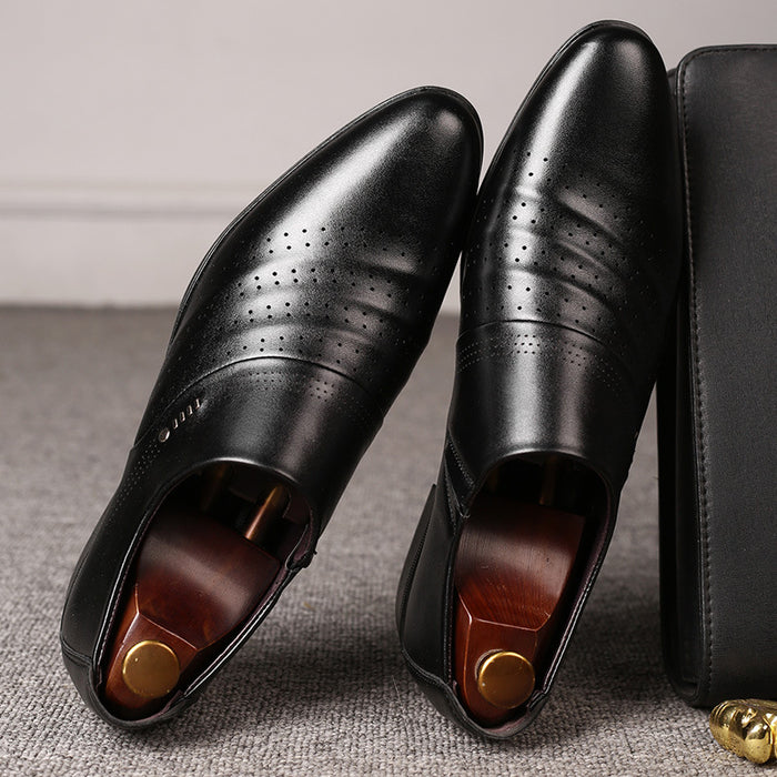 Casual spitze Zehe Schuhe Männer Leder Schuhe Männer