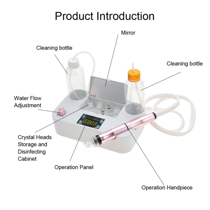Sonderangebot Portable Sauerstoff Spray Wasser Injektion Hydro Jet Maschine Schönheit Mitesser Saubere Haut Verjüngung Sauerstoff Gesichtspflege
