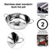 30 cm Edelstahl Hot Pot Single Layer Thicken Suppe Binaural