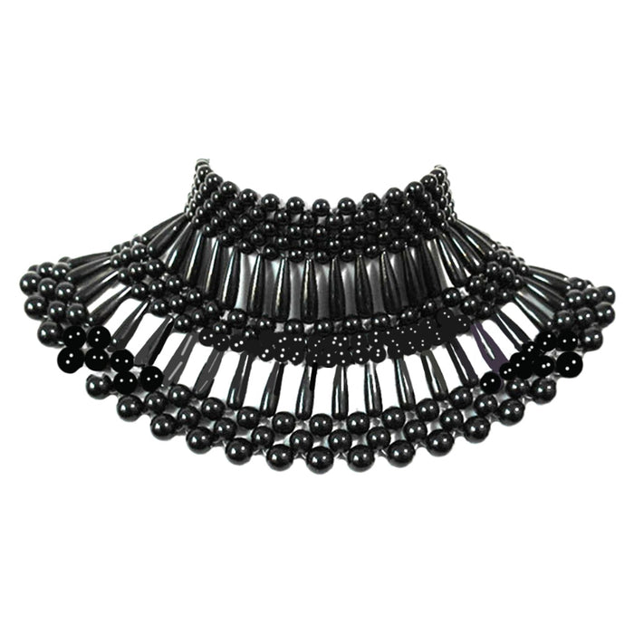 Hand Knitted Clothing Jewelry Shooting Beaded Scarf
