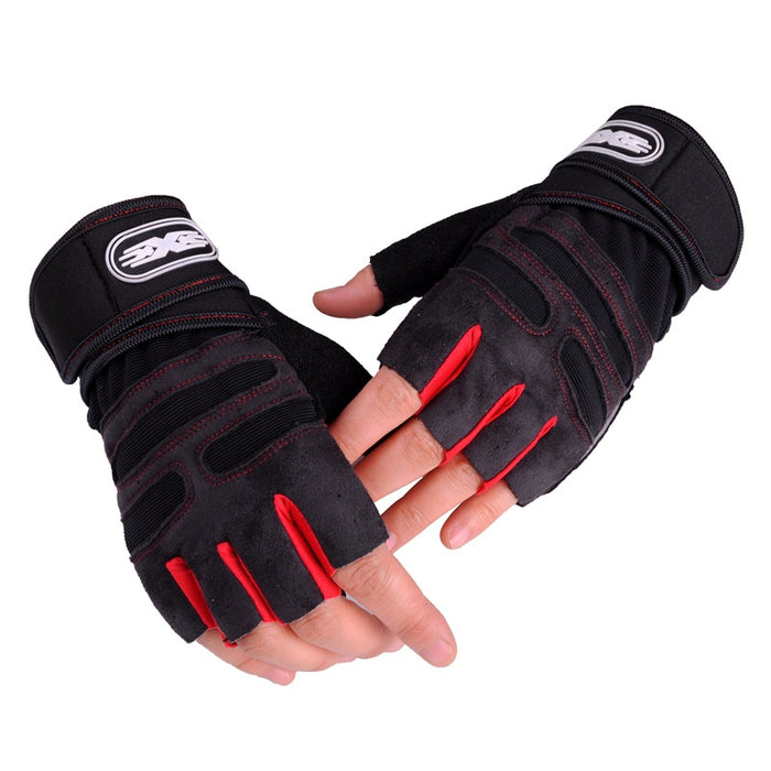 Wristband Fitness Half-finger Gloves für Männer und Frauen Reiten