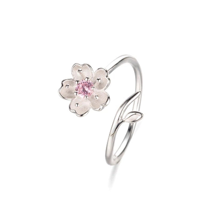 Floraler Silberschmuck für Frauen
