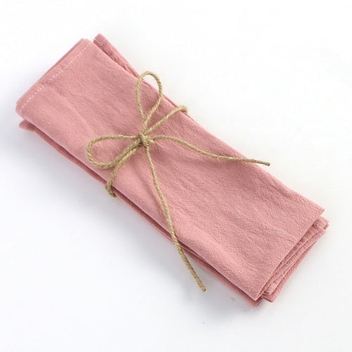 4pc 30x45cm Baumwolle Stoffservietten Abendessen Küche Tee Handtücher Tisch