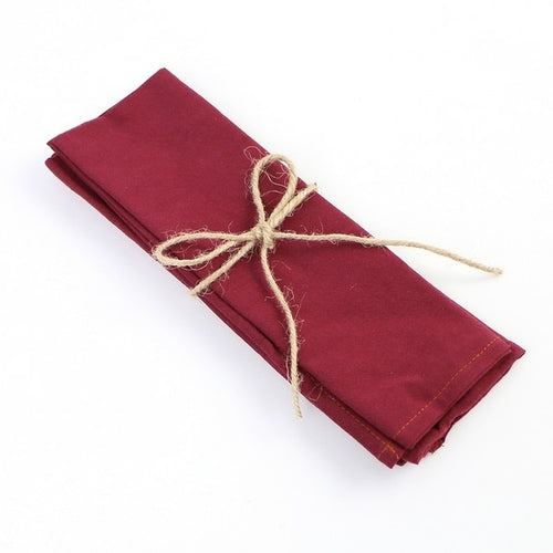 4pc 30x45cm Baumwolle Stoffservietten Abendessen Küche Tee Handtücher Tisch