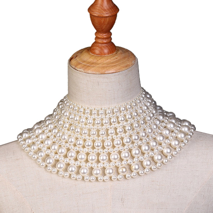 Hand Knitted Clothing Jewelry Shooting Beaded Scarf
