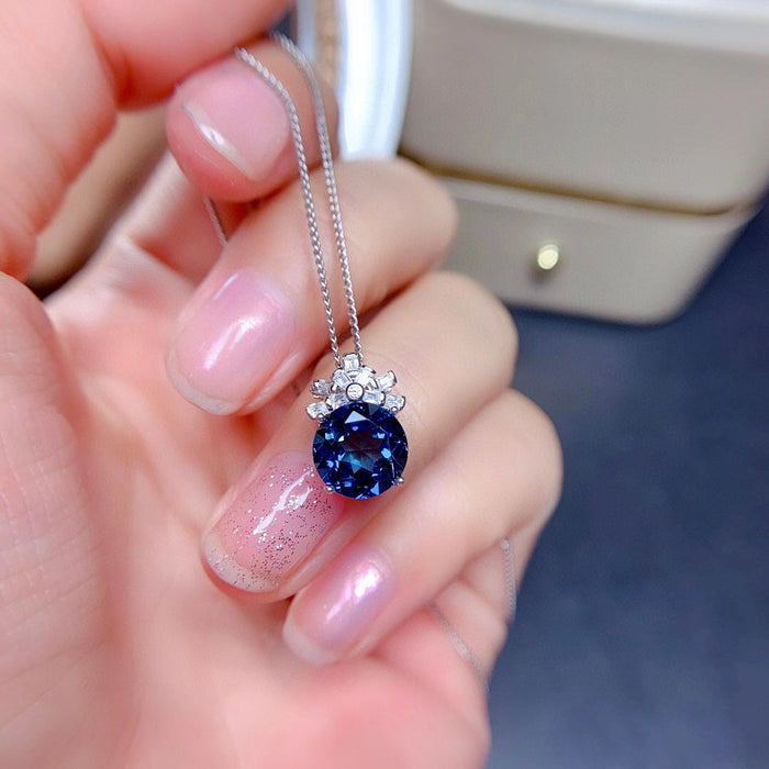 Jewelry Sets for Women London Blue Stones Pendant Necklaces