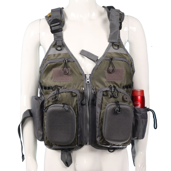 Angeln Outdoor Sport Fliegen Männer Atemschutzjacke Sicherheitsweste Überlebensweste Utility Vest