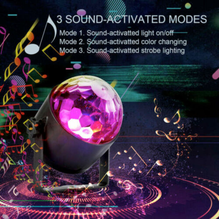 LED-Party-Projektor-Licht mit Sound-Aktivierung