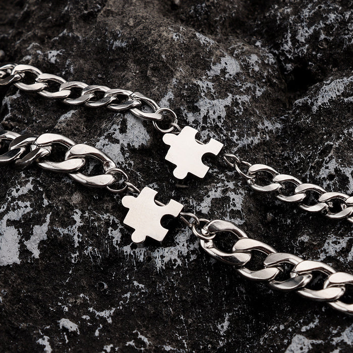 Titanium set bracelet jewelry for men and women