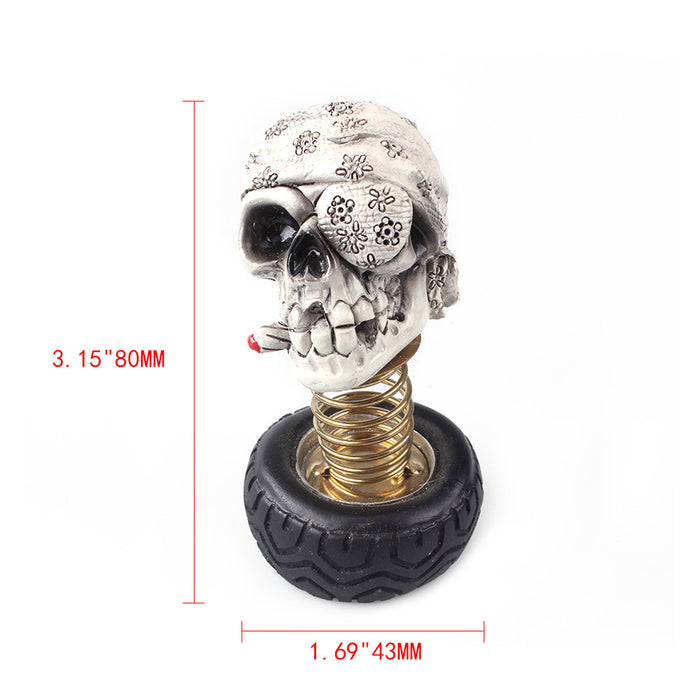 Auto Schädel Persönlichkeit Innendekoration Halloween Tag Ornament für Auto Waren Auto Innenausstattung Dekoration