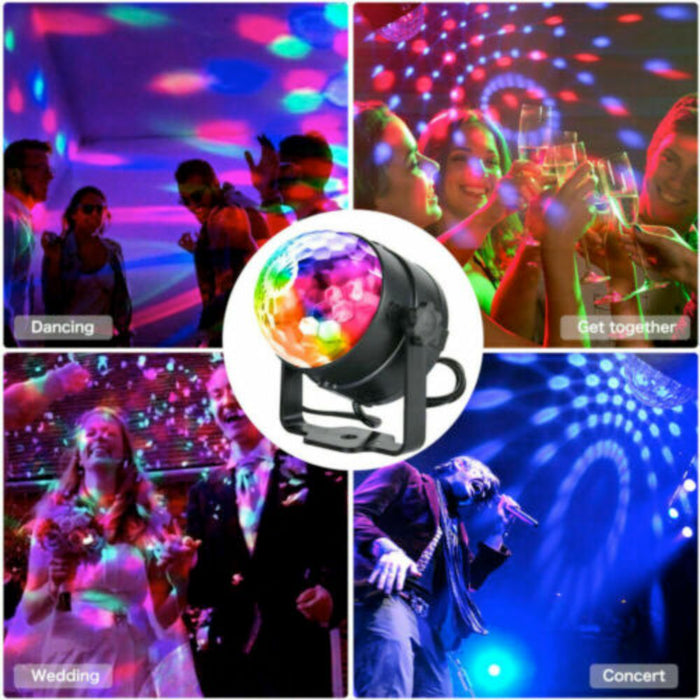 LED-Party-Projektor-Licht mit Sound-Aktivierung
