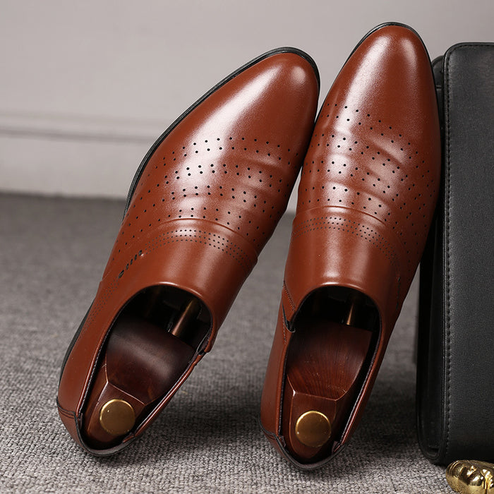 Casual spitze Zehe Schuhe Männer Leder Schuhe Männer