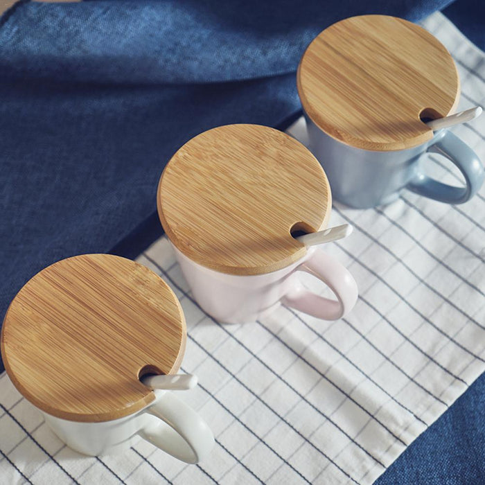 Natürliche Bambus Becher Tasse Deckel Deckel Kreativ Verschiedene Größe Für