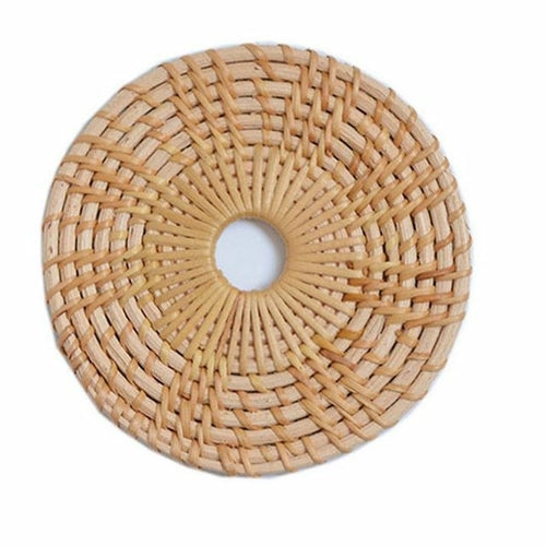 Vietnam Herbst Rattan gewebt Untersetzer Tabelle Isolierung Untersetzer Schießen