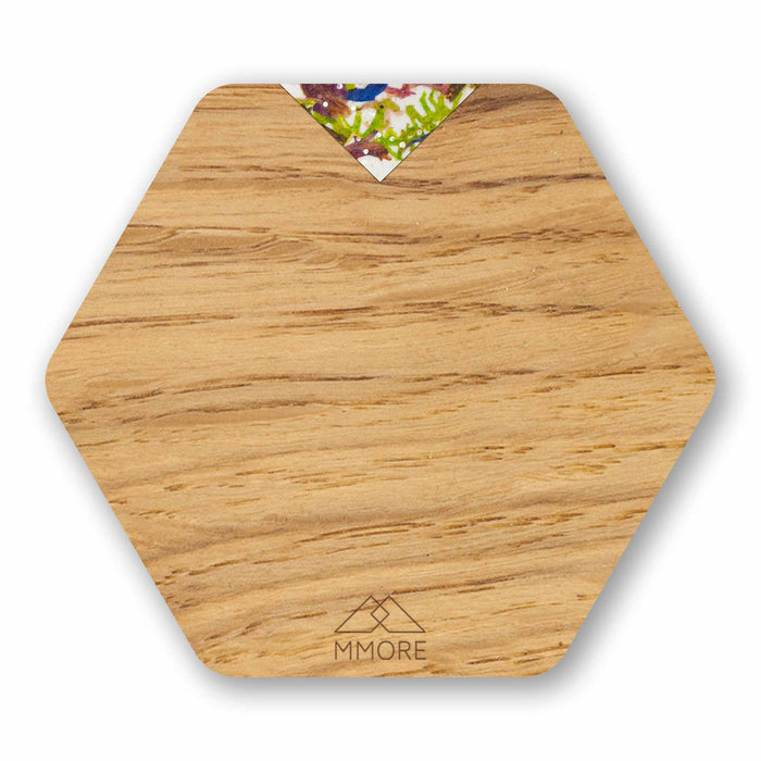 Untersetzer aus Holz - Eiche / Set mit 4 Untersetzern