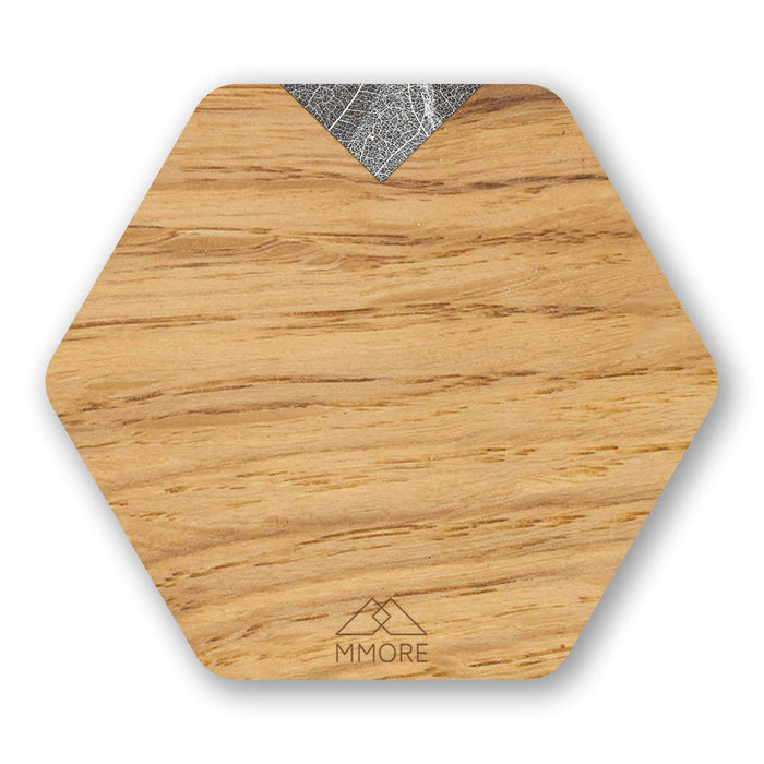 Untersetzer aus Holz - Eiche / Set mit 4 Untersetzern