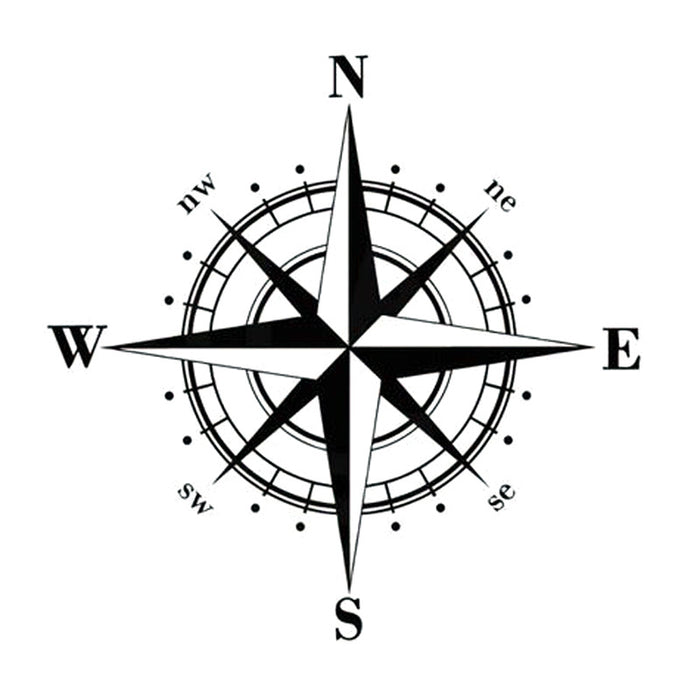 Compass car sticker car window sticker car door scratch sticker