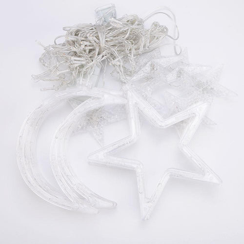 Moon Star Lamp String Xtmas Light Fernbedienung